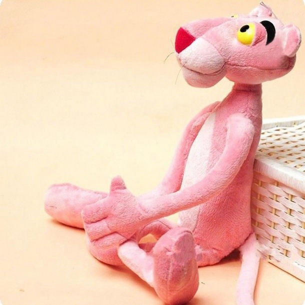 【Gd】ตุ๊กตา Naughty Pink Panther น่ารัก ขนาด 40 ซม. ของเล่นสำหรับเด็ก ราคา ถูกที่สุด ดีลบีเคเค แกลเลอรีภาพที่ 4