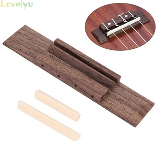 &lt;READY STOCK&gt;Ukulele Bridge &amp; Nut &amp;Saddle Slotted 3pcs Adjustment Kit Useful Hot Sale100% brand new！