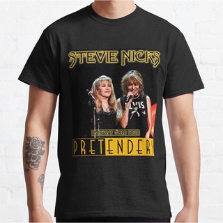 เสื้อยืดโอเวอร์ไซส์เสื้อยืด พิมพ์ลาย STEVIE NICKS AND PRETENDERS 24 KARAT GOLD TOUR 03 สําหรับผู้ชาย ผู้หญิงS-3XL