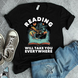 Best Quality Reading Will Take You Everywhere Readers Book Lovers Graphics T-Shirts