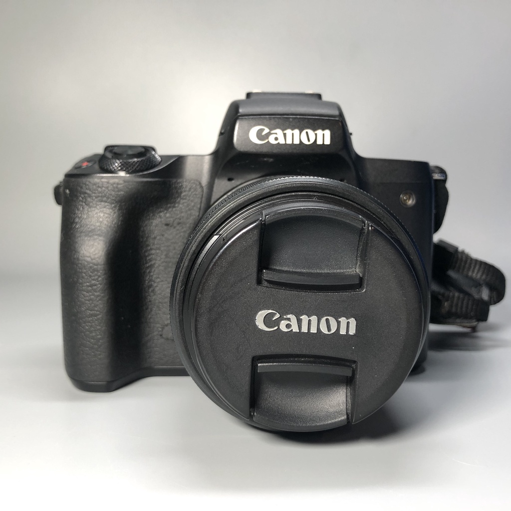 Canon EOS M50 พร้อมเลนส์ Canon EF-M 15-45mm f/3.5-6.3 IS STM มือ 2 อดีตประกันศูนย์ ผ่อนได้ 0% 10เดือน