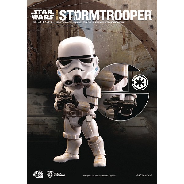 BEAST KINGDOM : STAR WARS : Egg Attack Action EAA-046 Rogue One Stormtrooper