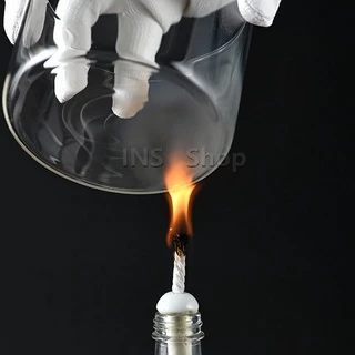 โหลแก้วฝาไม้ ฝากันความชื้นเป็นไม้ไผ่ โหลพาสต้า Borosilicate glass storage tank