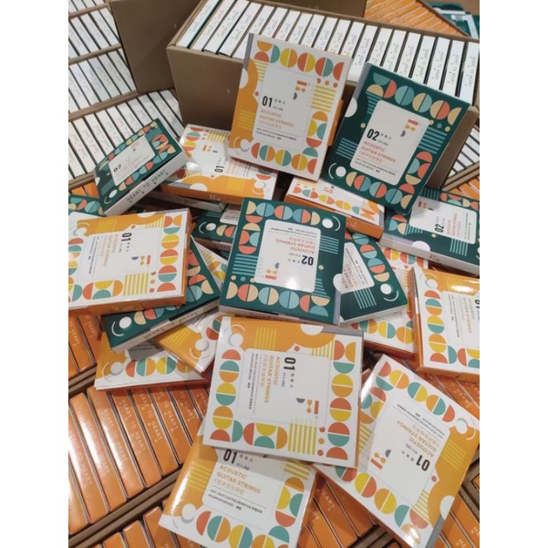 F String สายกีตาร์โปร่ง เคลือบกันสนิม เกรด Premium