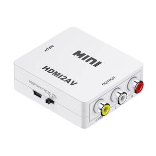 ลดล้างสต๊อก ตัวแปลงสัญญาณ hdmi to AV Converter Audio Video Adapter คุณภาพดี