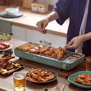 Bear เตาย่างไฟฟ้าบาร์บีคิว Smokeless BBQ Grill ถอดล้างได้