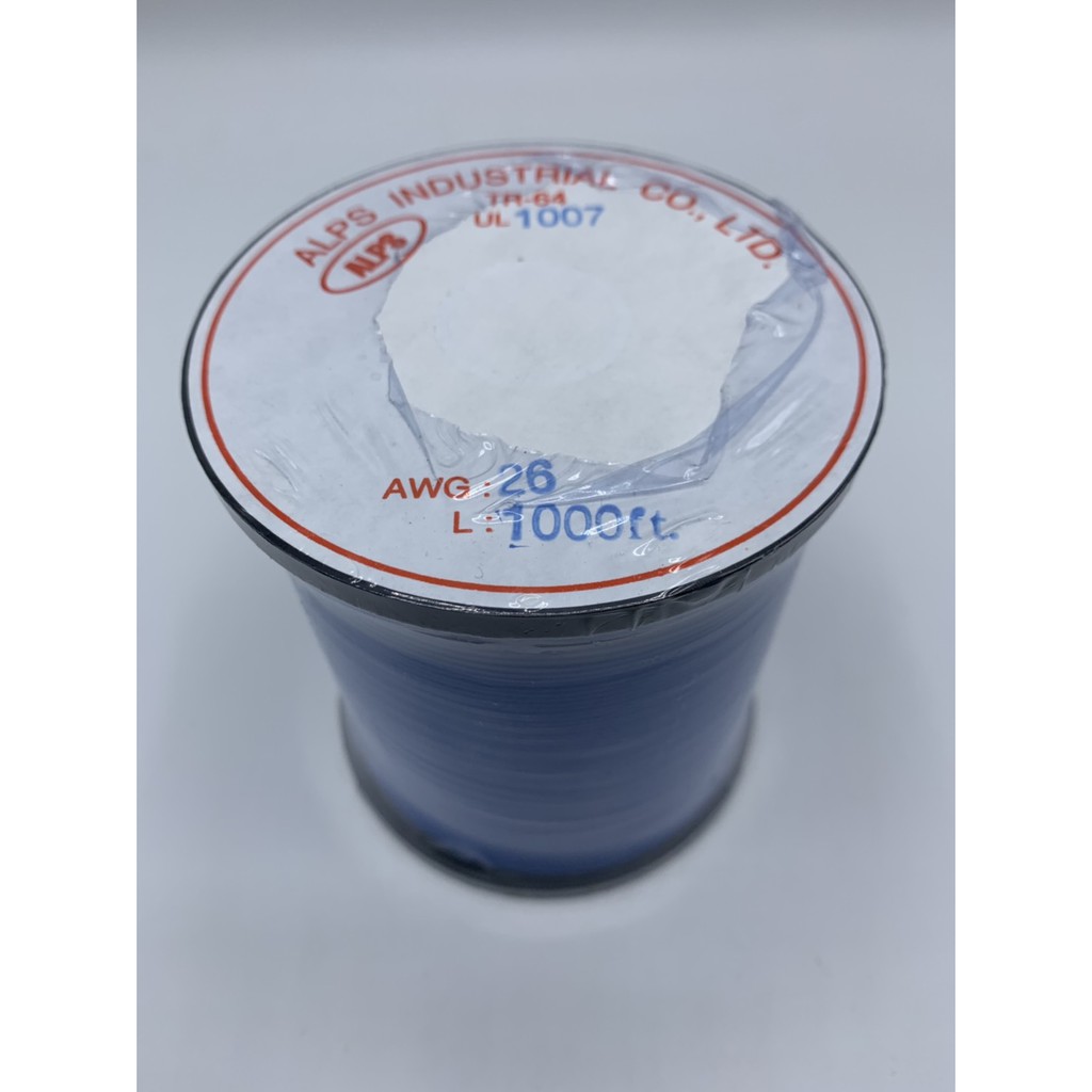 สายไฟ AWG 26 ยาว 1000FT ชนิด UL1007 300V สายอ่อน สายฝอย สายต่อวงจร