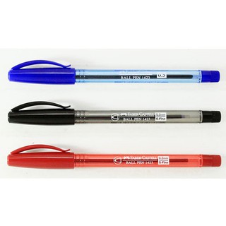ปากกาลูกลื่น Faber Castell รุ่น1423 ดำ/แดง/น้ำเงิน  0.5mm  1 ด้าม