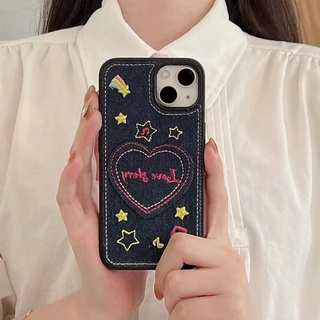 ใหม่ เคสโทรศัพท์มือถือแบบนิ่ม กันกระแทก ลายหัวใจดิสนีย์น่ารัก สําหรับ Iphone 13 13promax 13pro 12 12promax 12pro 11 11promax x xsmax xr