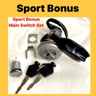 Sym SPORT-BONUS ชุดสวิตช์หลัก (ST) // SPORT BONUS SR 110 115 ชุดกุญแจพิเศษ SUIS KUNCI ชุดกุญแจล็อคที่นั่ง