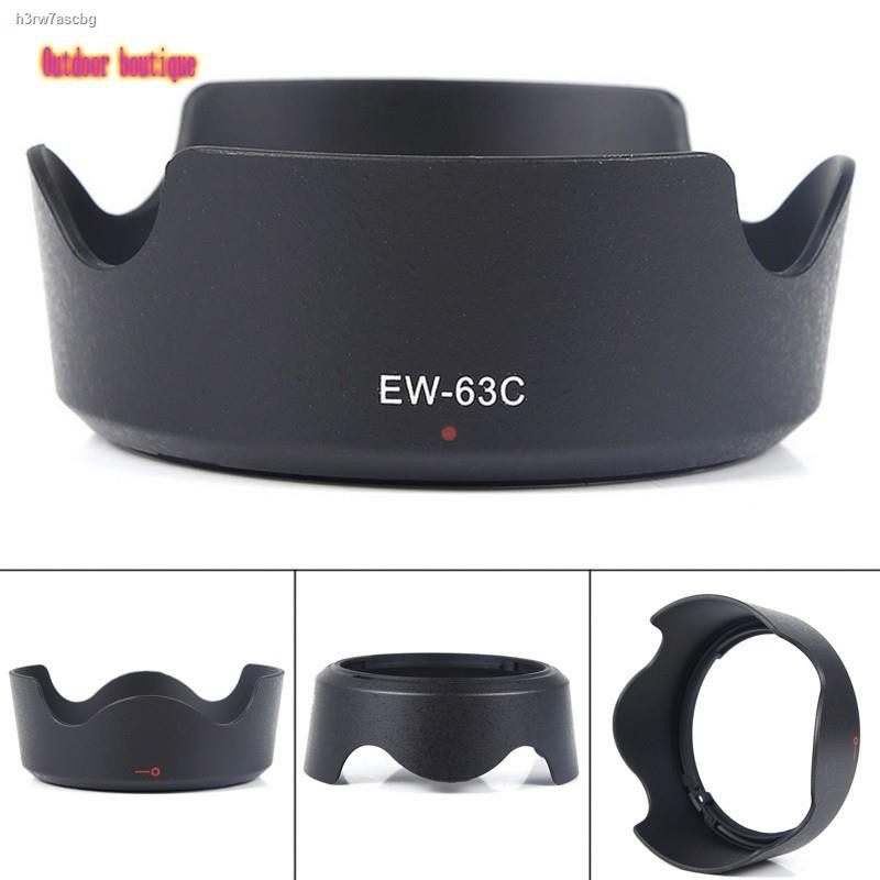 อุปกรณ์เสริมกล้อง☎TH☀ EW63C Camera Lens Hood Shade Compatible Canon EF