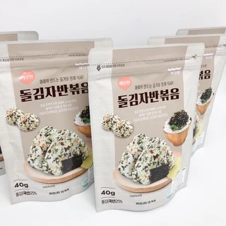 ⭐ สาหร่ายเกาหลี ⭐ KOREA SEAWEED 40g รสธรรมดา และ รสเผ็ด สาหร่ายโรยข้าว 김자반 สาหร่ายปรุงรส ผสมงาขาว