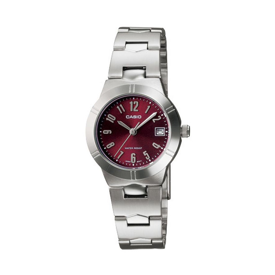Casio Standard นาฬิกาข้อมือผู้หญิง สายสแตนเลส รุ่น LTP-1241D,LTP-1241D-4A2,LTP-1241D-4A2DF - สีเงิน