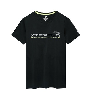 Xtep Sports Mens Summer New T-shirt Quick-drying Breathable Fitness Running Short-sleeved Sportswear XTEPRUN