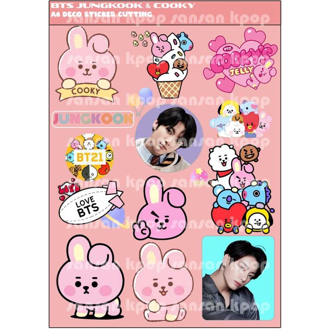 สติ๊กเกอร์ BTS BT21*