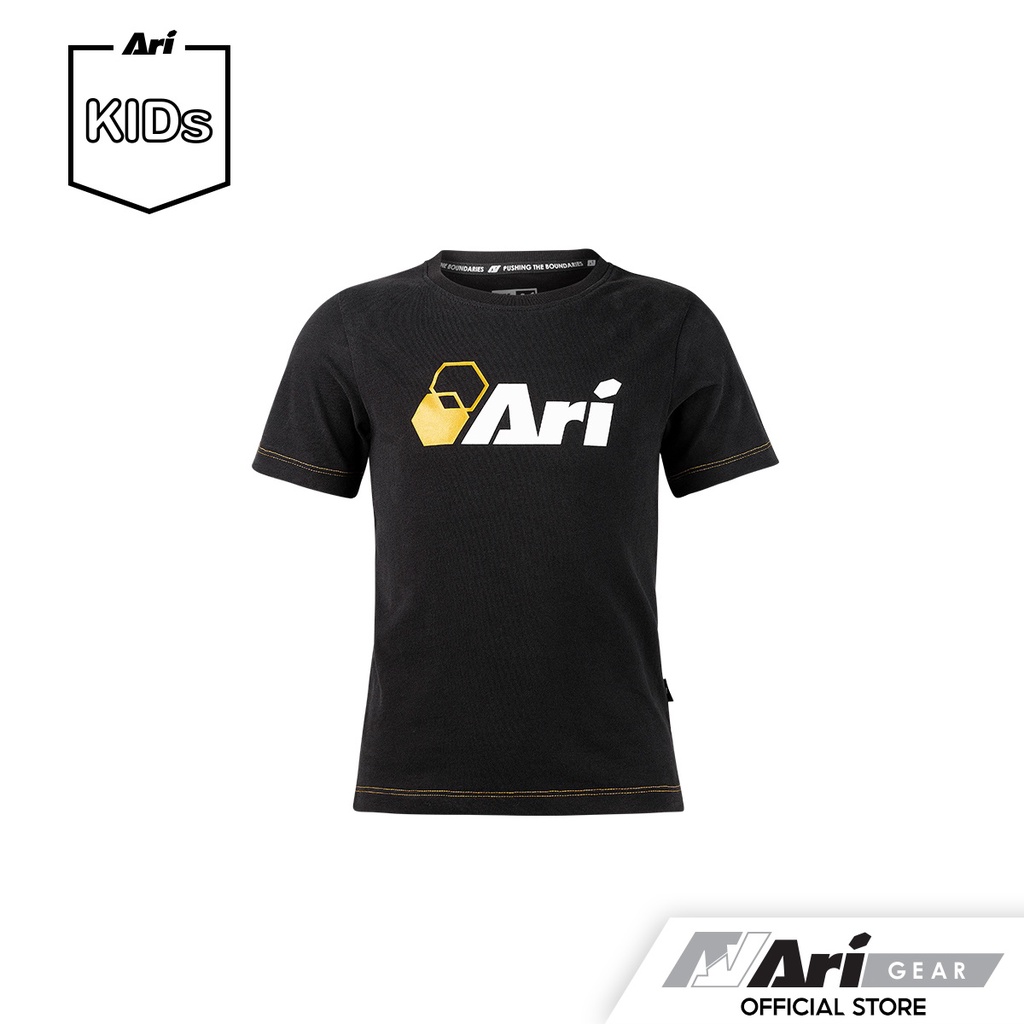 ARI 12TH ANNIVERSARY KIDS' TEE - BLACK/GOLD/WHITE สีดำทองขาว