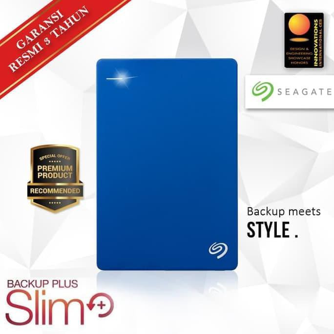 Seagate Backup Plus Slim 2TB - 2,5inch Hard Disk External - Biru