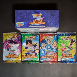 Booster Pack DRAGON BALL SUPER CARD GAME Unison Warrior Series Saiyan Showdown [DBS-B15] แบบซองการ์ด 12 ใบ