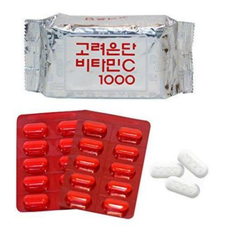 ราคาวิตตามินซีเกาหลีโคเรียอึนดัน Korea Eundan 60 เม็ด พร้อมส่ง หมดอายุ  2025/08/17