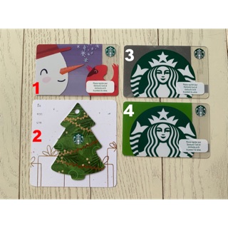 บัตรเปล่าสตาร์บัคส์ ลายsiren christmas