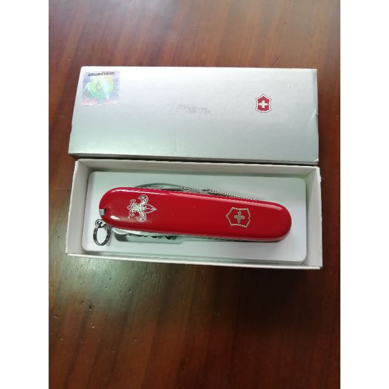 VICTORINOX SWISS ARMY YEOMAN BOY SCOUT KNIFE RED 55781