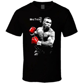 ราคาถูกเสื้อยืดcalเสื้อยืด พิมพ์ลาย Mike Tyson Athlete Reprinted สีดํา สไตล์คลาสสิก สําหรับผู้ชายS-5XL