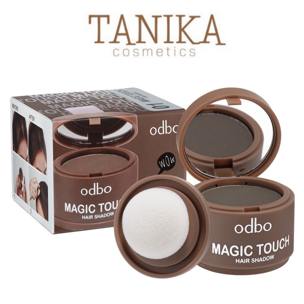แท้/ถูก Odbo Magic Touch Hair Shadow OD1-107 โอดีบีโอ แมจิก ทัช แฮร์ แชโดว์ ปิดผมบาง ปิดเหม่ง