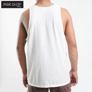 [MRK Lite] เสื้อกล้ามผู้ชาย (สีพื้น) / สีขาวล้วน