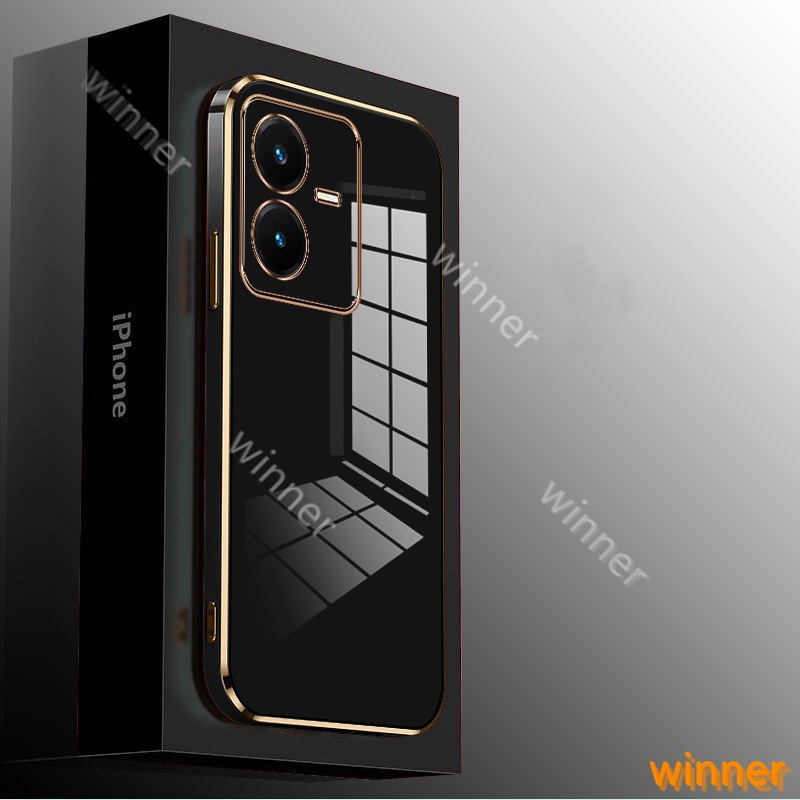 เคส VIVO Y22 Y22S Y35 Y16 Y21 Y21S Y33T Y33S T1X Y20 Y20S Y12S Y12A โทรศัพท์มือถือแบบนิ่ม กันกระแทก สีพื้น สีมาการอง 1ZB สําหรับ