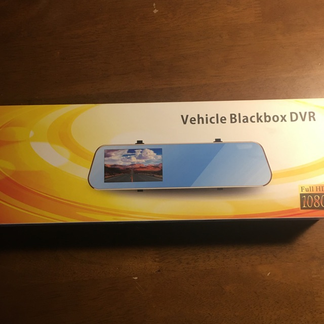 กล้องติดรถยนต์ กล้องติดรถ Vehicle Blackbox DVR กระจกมองหลัง