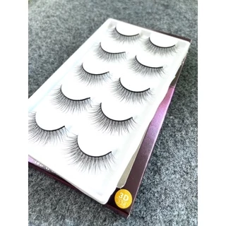 💋ถูกที่สุด!! ขนตาปลอม Marlliss กล่องม่วง 5 คู่ เบอร์ 3D 338 สวยธรรมชาติ หรือสายฝอก็ได้