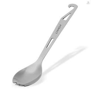 [pathfinder] Lixada Stainless Steel Spork with Bottle Opener Lightweight Outdoor Dinner Spork Flatware for Travel Camping