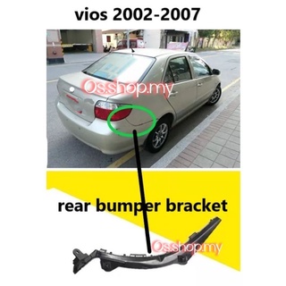 ตัวยึดกันชนหลัง ด้านข้าง สําหรับ TOYOTA VIOS ncp42 2003-2007 LH RH 2004 2005 2006 2007