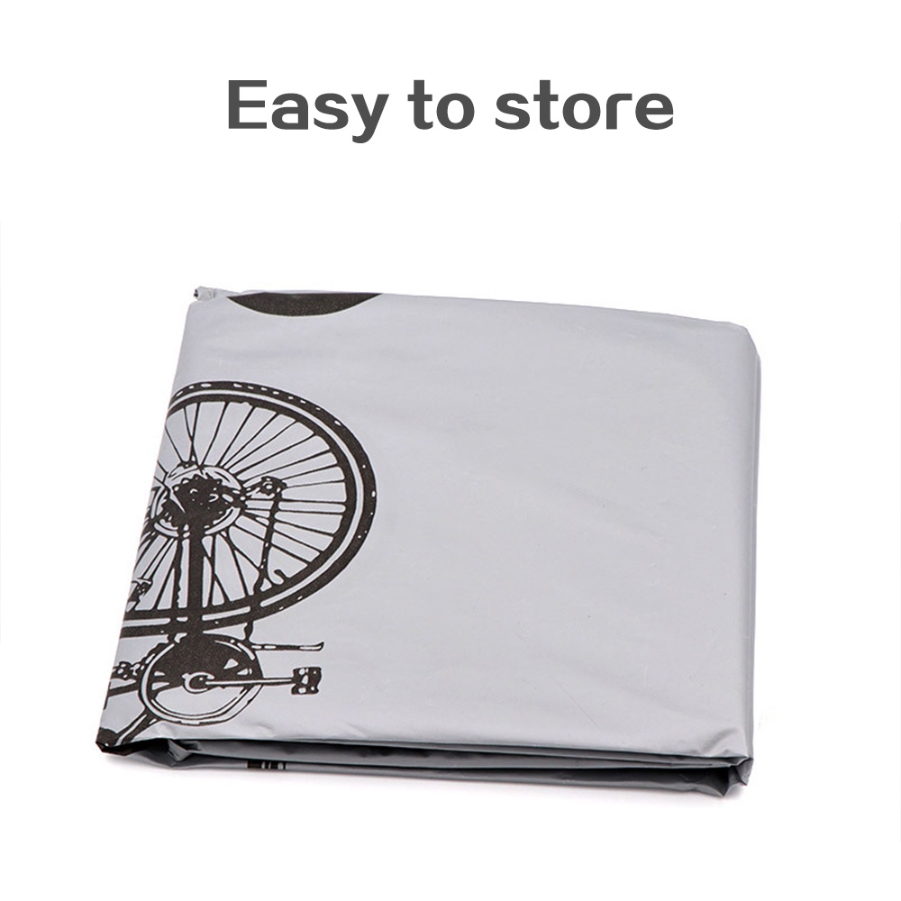 จักรยานใหม่ครอบคลุมรถจักรยานยนต์ครอบคลุม 200x100CM - รูปที่ 5