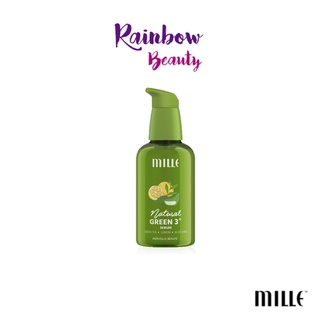 เซรั่ม Mille Natural Green 3+ Serum 75 ml.ช่วยบำรุงและฟื้นฟูผิวหน้าได้อย่างล้ำลึก