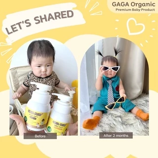 GAGA แชมพูเร่งผมยาวเด็ก โกนผมไฟ🔥ขวดเดียวเห็นผล🔥150มล แชมพูกาก้า gaga organic 100%
