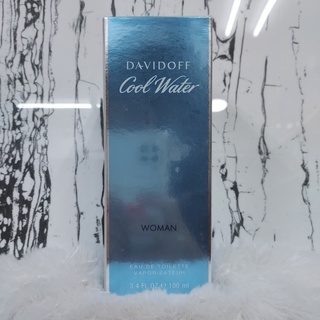 Davidoff Cool Water Woman EDT 100 ml. (กล่องซีล)