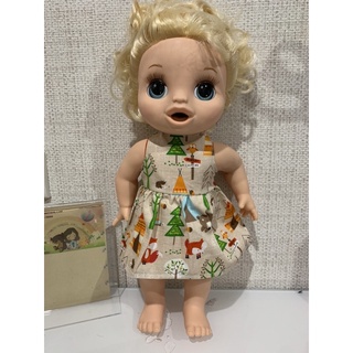 Baby alive doll ของแท้ ทานน้ำได้ มีเสียง สภาพ97% แถมชุดที่ใส่ค่ะ