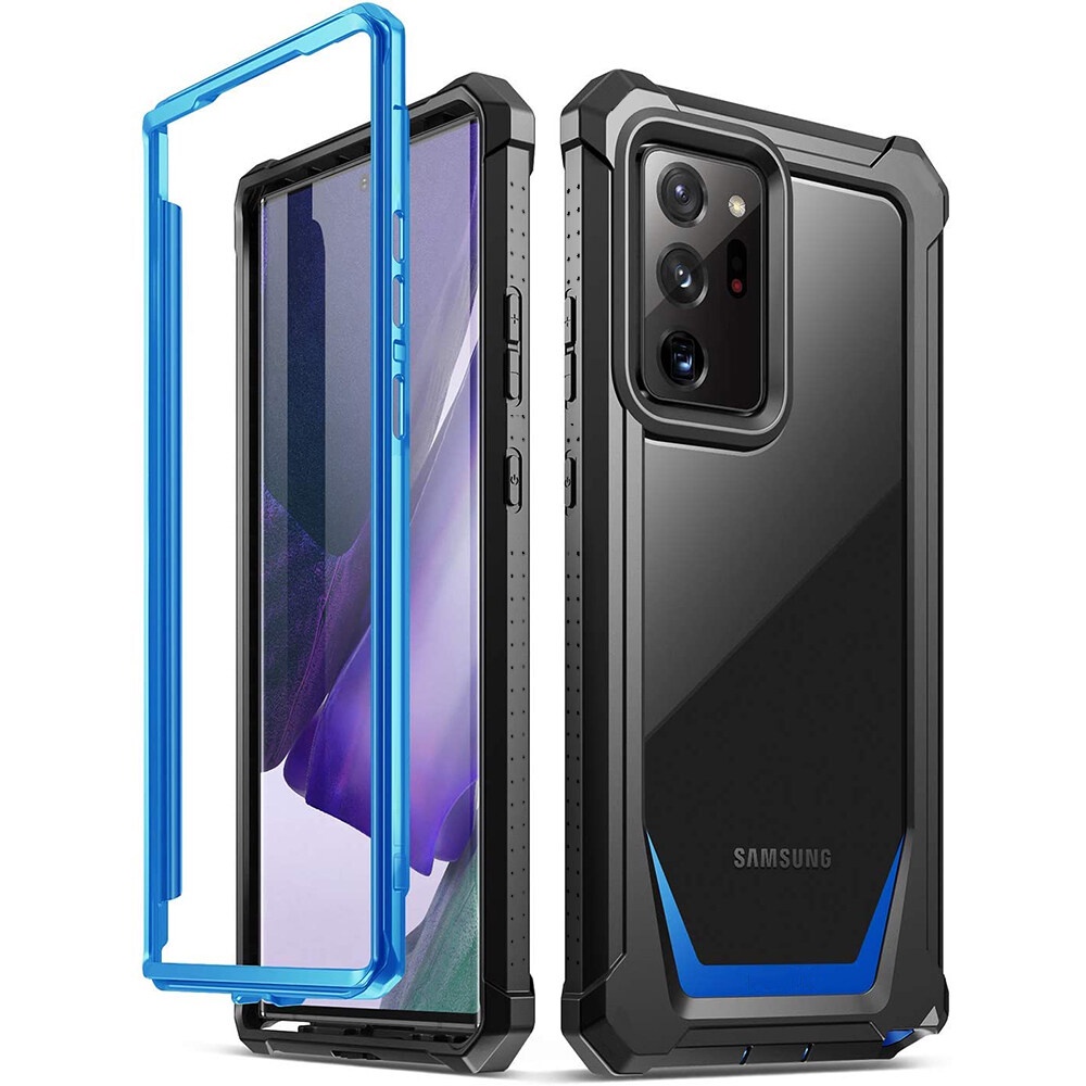 SAMSUNG เคสกันกระแทก Full Body Dual Layer กันชนหน้าใส สําหรับ Galaxy Note 20 Ultra/S25 Ultra/S21 Ultra/S24 Ultra/S22 Ultra/S23 Ultra/S20 Ultra/Note 10+