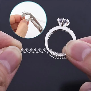 MELODYGOODS 1 PC/5 ชิ้น/10 ชิ้น/12 ชิ้นแหวนขนาด Adjuster เกลียวที่มองไม่เห็น Resizing เครื่องมือ