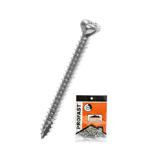 ถูกที่สุด✅  PROFAST สกรูไม้ฝาปลายแหลม รุ่น PF-T1 7x45 CSK/R ขนาด 1.8 นิ้ว (แพ็ค 50 ตัว) Nails, Screws &amp; Fasteners