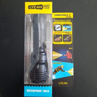 ไฟฉายสำหรับดำน้ำ Lycan รุ่น PRO 1000 Lumens  มาตรฐาน  CE / ROHS / FCC KC