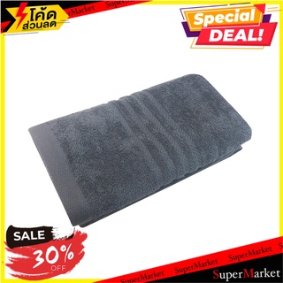 ผ้าขนหนู HOME LIVING STYLE WEIR 15X32 นิ้ว สีเทา ผ้าเช็ดผม TOWEL HOME LIVING STYLE WEIR 15X32" GREY ผ้าเช็ดตัวและชุดคลุม