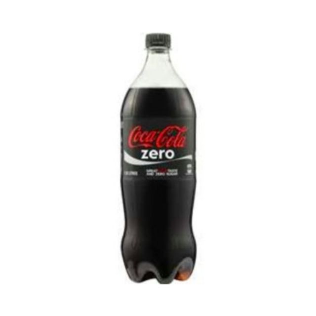 Coke Zero โค้กซีโร่ ขนาด 1.25L/ขวด แพ็คละ 12ขวด Coca Cola