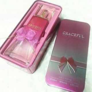 น้ำหอม Graceful EAU DE Parfum 100 ml.(Pink)กล่องเหล็ก 