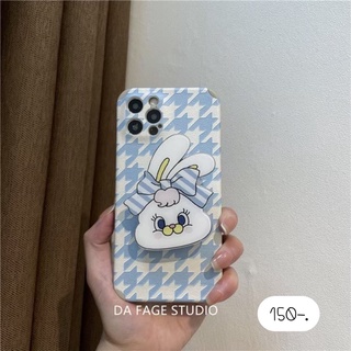 เคสแถมที่ติด เคสแถมที่ตั้ง แถมHolder Griptok 🐰ไอริงกระต่าย+ตารางฟ้า