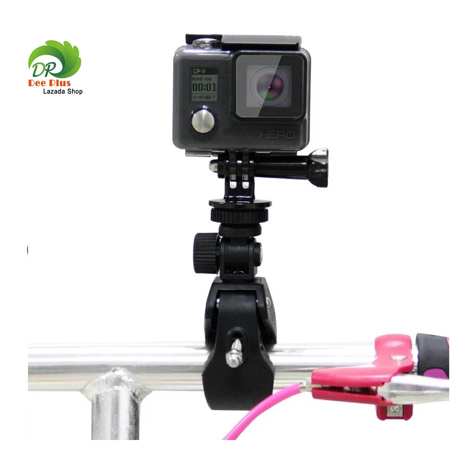 Motorcycle Bike Handlebar Mount Holder Grip Clip for GoPro & Phone DVR GPS รถจักรยานยนต์จักรยานมือจับวางติดตั้งคลิปจับสำ - รูปที่ 3