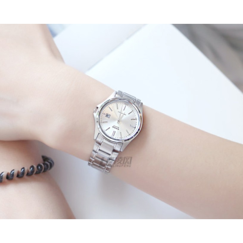 casio ของแท้ประกันศูนย์ นาฬิกาคาสิโอ ผู้หญิง รุ่น LTP-1183A LTP-1183Q / SMILEYTIME ขายแต่ของแท้ ประกันศูนย์cmg/c-thong