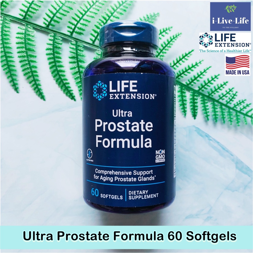 Life Extension - Ultra Prostate Formula 60 Softgels เสริมสร้างสุขภาพของต่อมลูกหมาก
