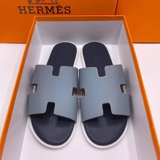 รองเท้าแตะ Hermès Izmir Sandal งานดีสุด งานสั่งตัด🌈หนังแท้